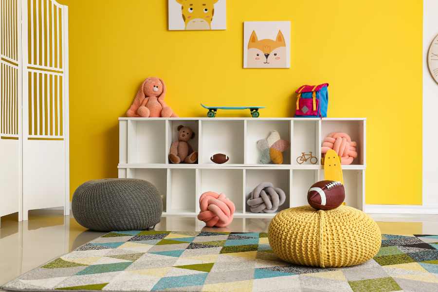 Pintar habitaciones infantiles en color amarillo