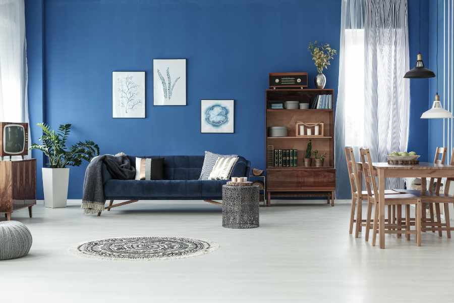 color blau a parets de casa