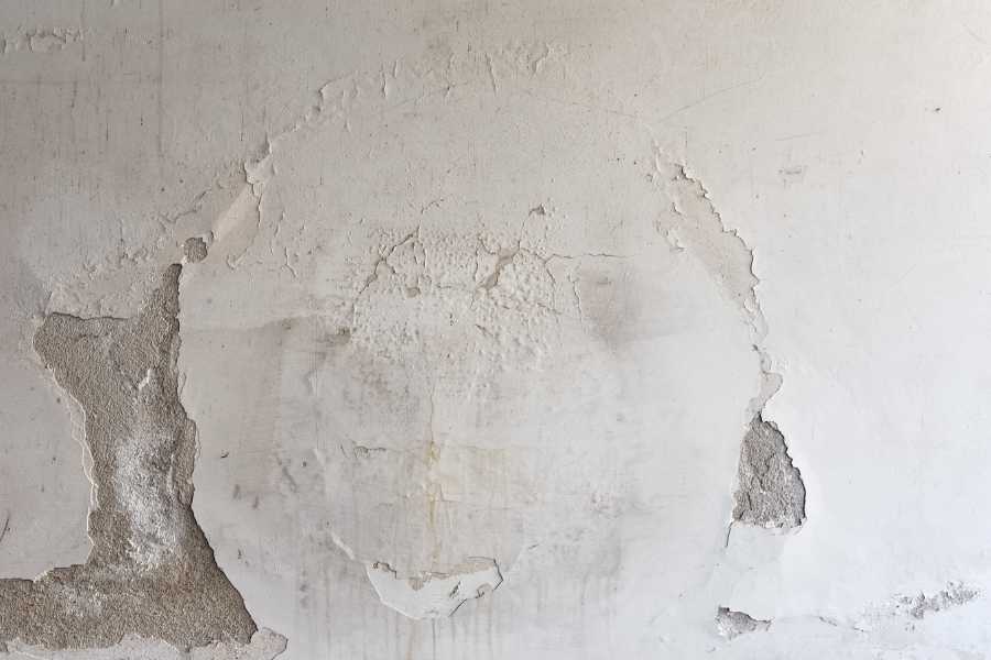 humedad en una pared