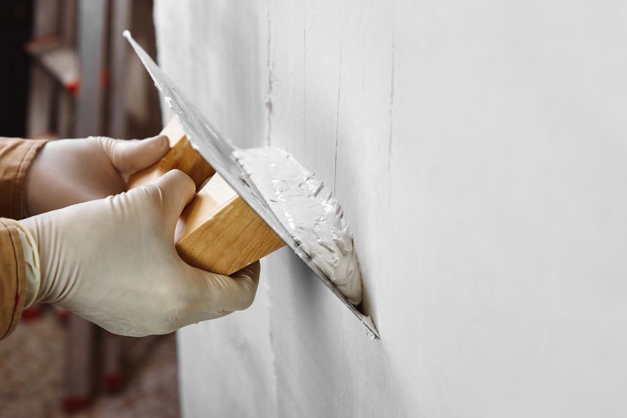 reparar una pared
