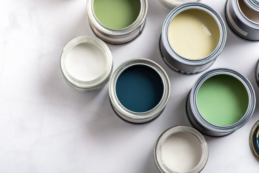 colores varios de pintura para paredes ignífuga